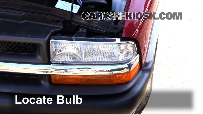 2003 Chevrolet S10 2.2L 4 Cyl. Standard Cab Pickup (2 Door) Luces Luz de giro delantera (reemplazar foco)